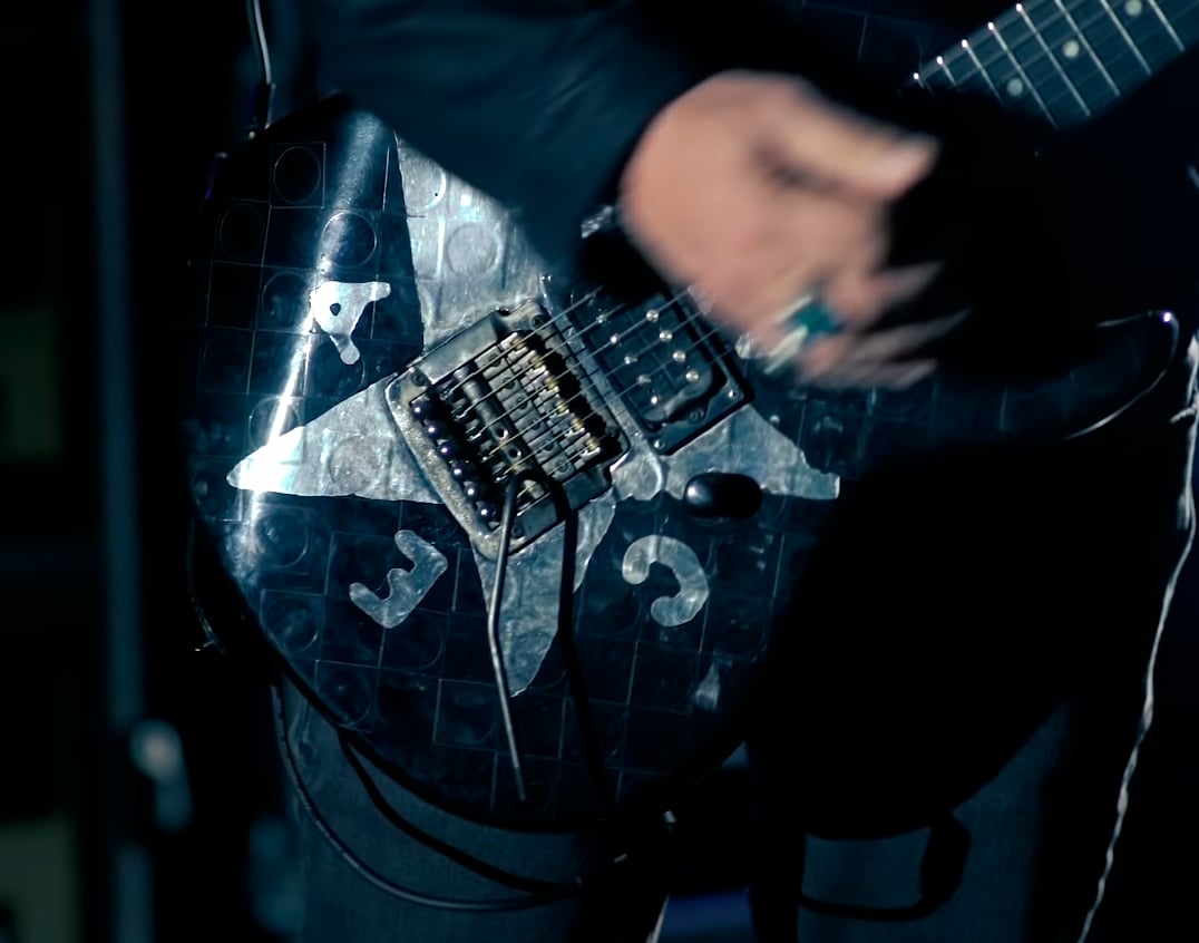 Jerry Cantrell guitar stickers Silver Star G&L Rampage Alice in